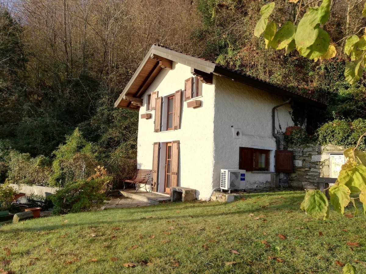 Romantica Casetta Nel Verde Con Vista Sul Lago Belgirate Eksteriør bilde