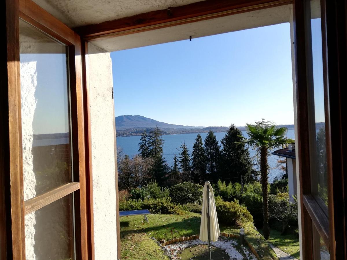 Romantica Casetta Nel Verde Con Vista Sul Lago Belgirate Eksteriør bilde